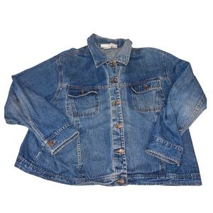 Vintage Bill Blass Jeans: Women’s Denim Jacket : 2XL: Vintage Denim: 80’s Coat